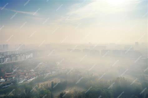 Pekín con cielo despejado y smog