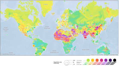 Mapa de calidad del aire en Pekín