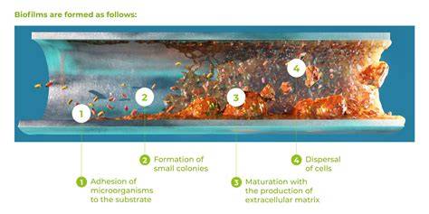 biofilm en tubería de agua