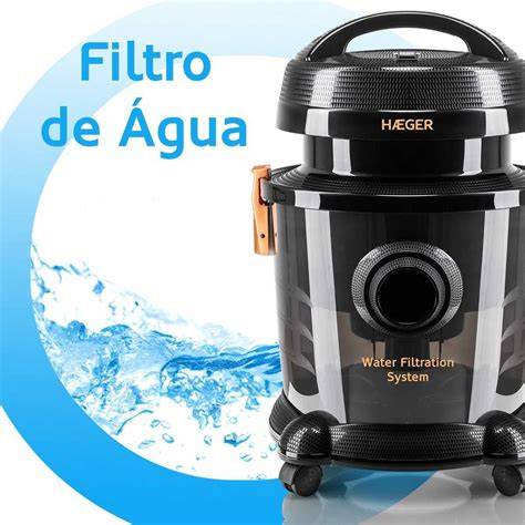 aspirador con filtro de agua