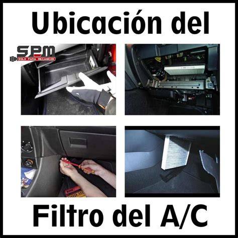 Ubicación del filtro de aire del generador
