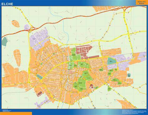 Mapa de Elche y calidad del agua