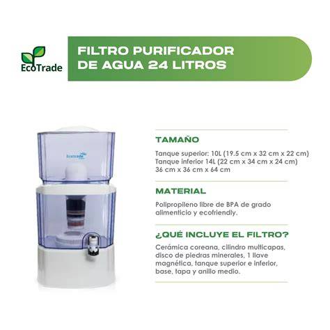 Torre purificadora ECD 24 litros