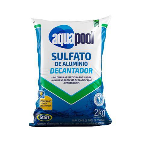 Decantador con flóculos de sulfato de aluminio