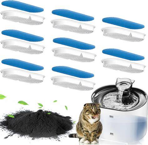 Filtro de carbón activo para fuente de mascotas