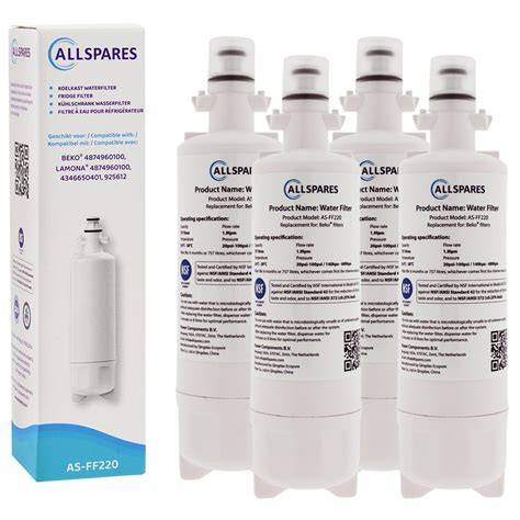 Filtro de agua en frigorífico Beko