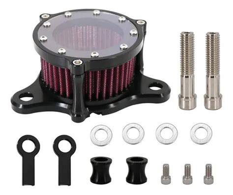 Filtro tipo trompeta en Harley Sportster