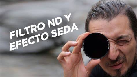 Filtro ND y efecto seda en agua