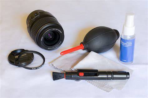 Estuche y limpieza de filtros fotográficos