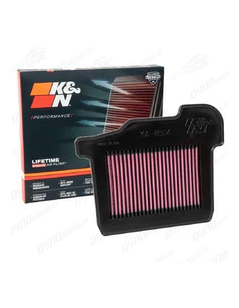 Construcción interna filtro aire algodón K&N