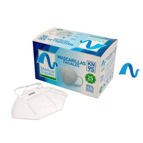 Mascarilla KN95 cinco capas ajuste facial