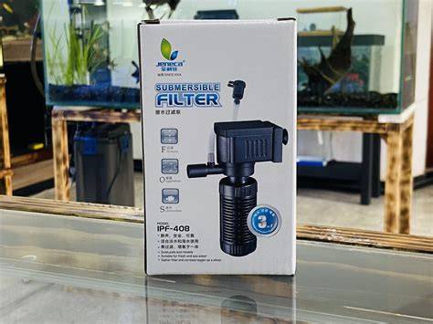 filtro sumergible de acuario desmontado