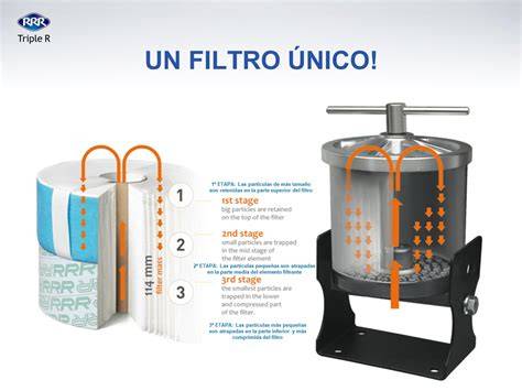 filtro autolimpiante con centrifugadora de aceite