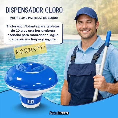 Clorador flotante con tableta de cloro