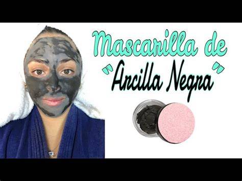 Mascarilla de arcilla negra para rostro