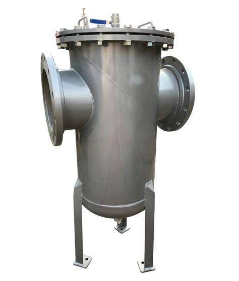 Filtro tipo canasta industrial con cesta interna