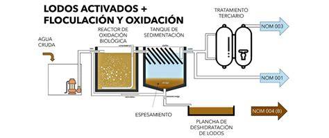Esquema de colectores y tratamiento biológico
