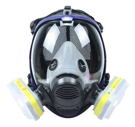 detalle visor mascarilla gas militar