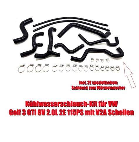 Kit Twintake Golf V GTI mangueras negras