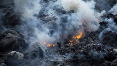 Humo tóxico de residuos electrónicos quemados