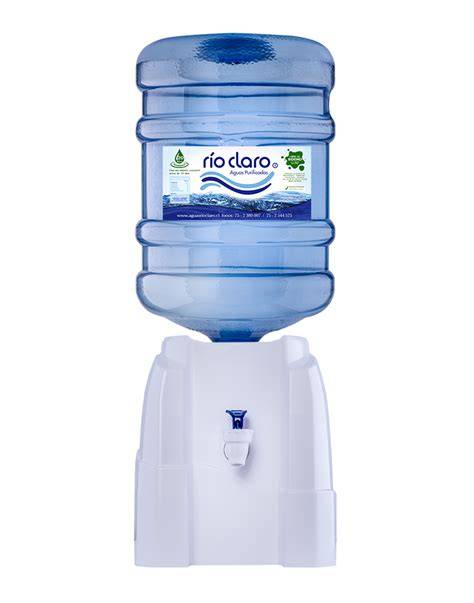 Botellón de agua purificada en dispensador