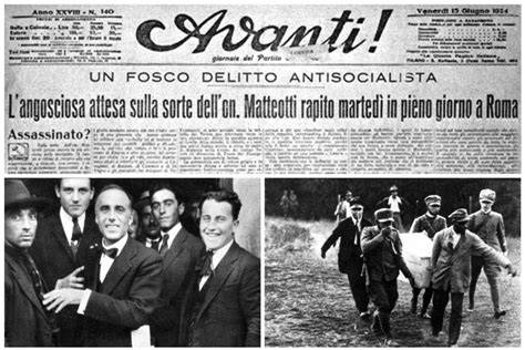 Giacomo Matteotti y represión fascista
