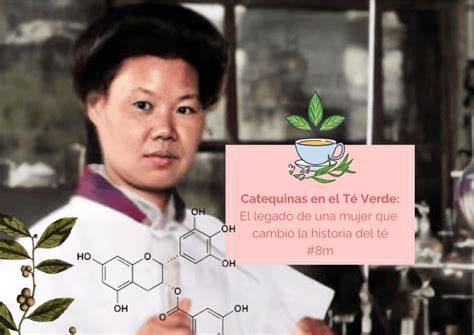 Hojas de té verde y catequinas antioxidantes