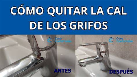 Incrustaciones de cal en grifo y tubería