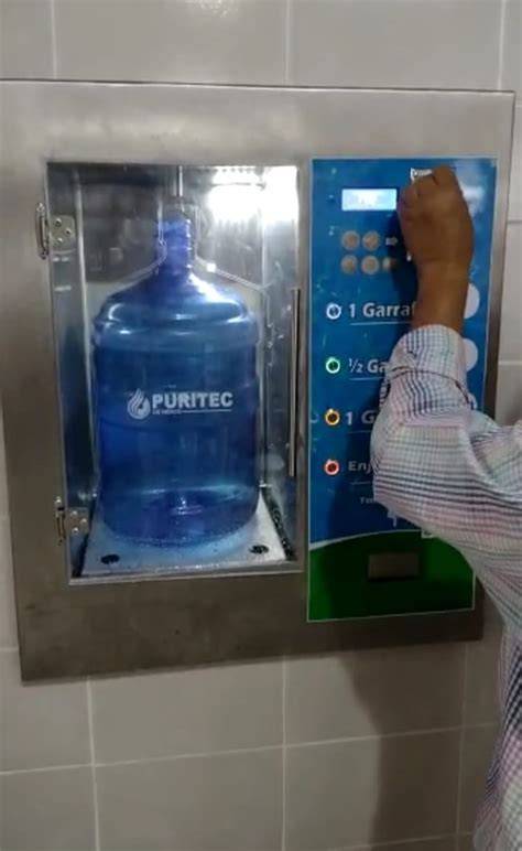 Máquina vending de agua purificada