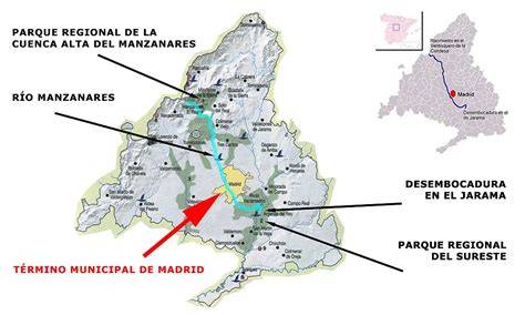mapa senda ecológica río Manzanares