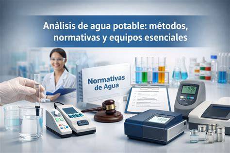 análisis de laboratorio de agua potable