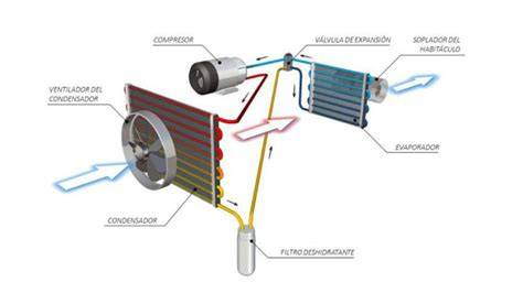 Esquema de limpieza del evaporador HVAC