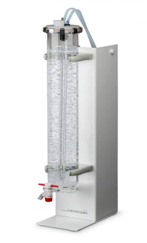 Reactor de columna para ozonización de agua