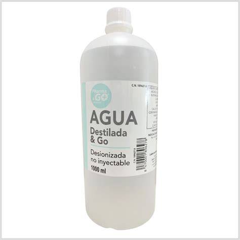 Diccionario bilingüe agua destilada