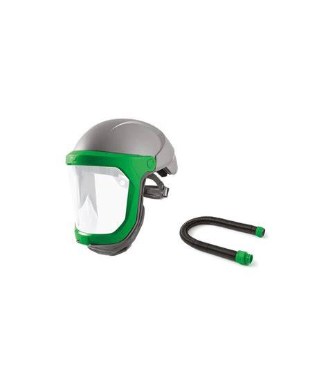 Casco respirador con visera panorámica