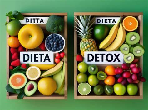 Comparación entre dieta detox y mediterránea
