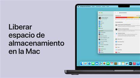 gráfico de almacenamiento de macOS