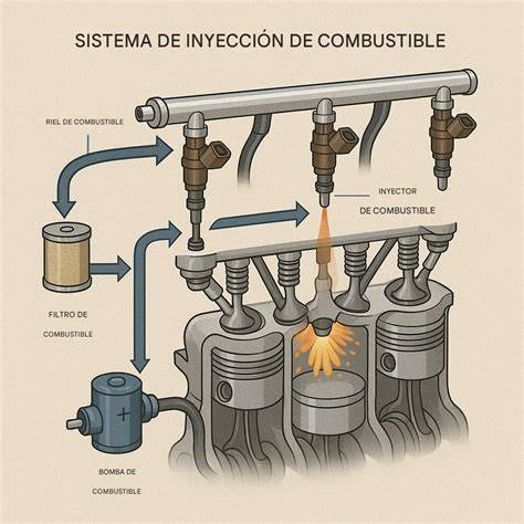 Filtro de gasolina y sistema de inyección