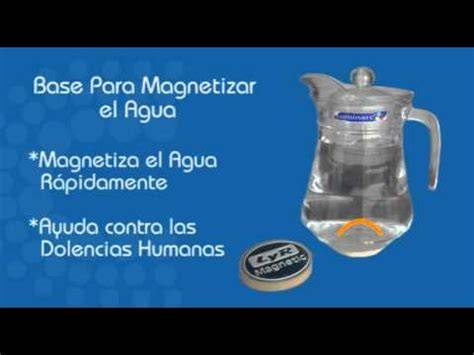esquema de aparato para magnetizar agua