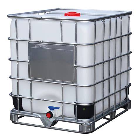 Contenedor IBC de agua desmineralizada
