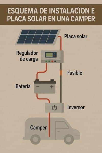 Esquema de instalación filtro caravana