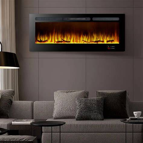 Instalación de chimenea eléctrica empotrable