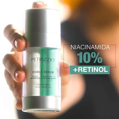 doble sérum facial día y noche