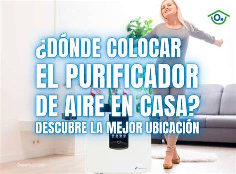 Ubicación correcta de purificador doméstico