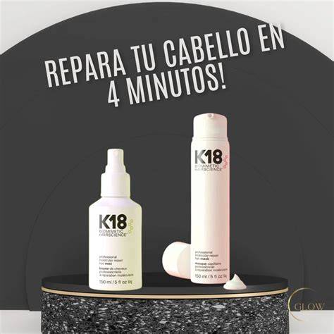 Aplicación de K18 en cabello húmedo