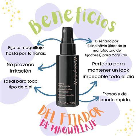 Aplicación de spray fijador sobre maquillaje