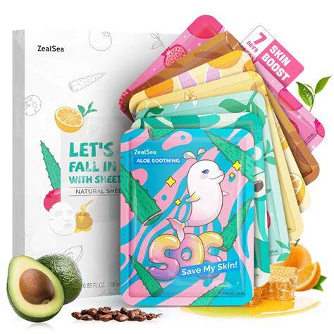 Mascarillas faciales GLAMGLOW de colores