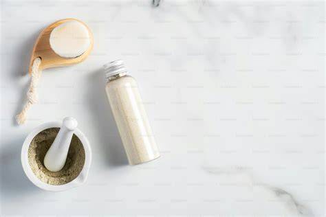 Preparación de mascarilla facial natural