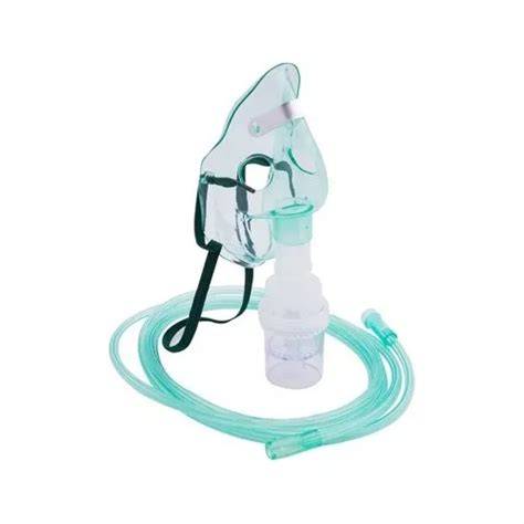 Mascarilla conectada a nebulizador