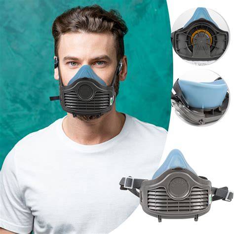 Mascarilla reutilizable con ajuste a la nuca